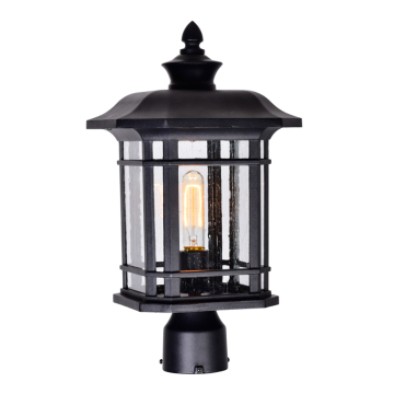 CWI Lighting Blackburn 1-Light Outdoor Lantern Head - 120V - Black