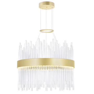 CWI Lighting Genevieve 16" LED Chandelier - 35W - 3000K - 120V - Medallion Gold