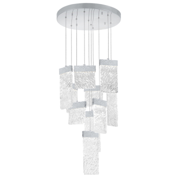 CWI Lighting Carolina 20" LED Chandelier - 85W - 3000K - 120V - Pewter