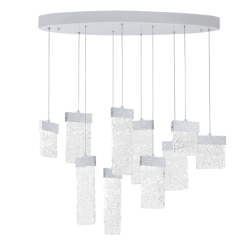 CWI Lighting Carolina LED Chandelier - 85W - 3000K - 120V - Pewter