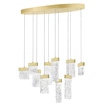 CWI Lighting Carolina LED Chandelier - 85W - 3000K - 120V - Gold Leaf