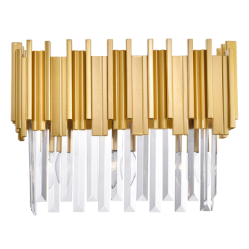 CWI Lighting Deco 17" 3-Light Vanity Light - 120V - Medallion Gold
