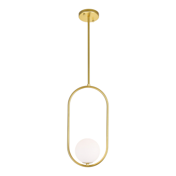CWI Lighting Celeste 8" 1-Light Mini Pendant - 120V - Medallion Gold