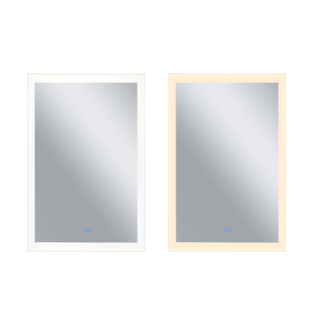 CWI Lighting Abigail 30" LED Mirror - 25W - CCT Selectable - 120V - White