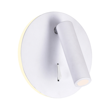 CWI Lighting Private I 6" LED Wall Sconce - 5W - 3000K - 120V - Matte White