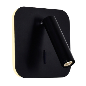 CWI Lighting Private I 6" LED Wall Sconce - 6W - 3000K - 120V - Matte Black