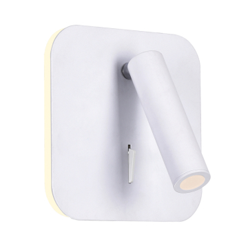 CWI Lighting Private I 6" LED Wall Sconce - 6W - 3000K - 120V - Matte White