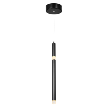 CWI Lighting Flute 1" LED Pendant - 5.5W - 3000K - 120V - Black