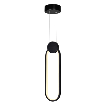CWI Lighting Pulley 4" LED Mini Pendant - 6W - 3000K - 120V - Black