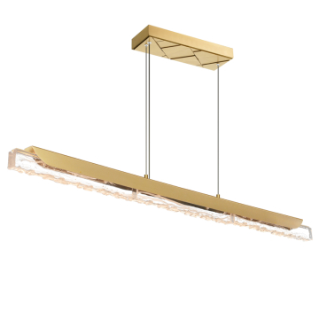 CWI Lighting Valira 47" LED Chandelier - 30W - 3000K - Brass