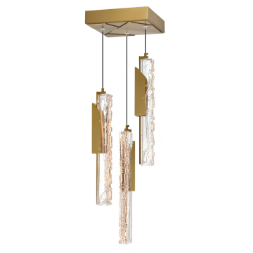 CWI Lighting Valira 8" LED Mini Pendant - 30W - 3000K - Brass