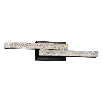 CWI Lighting Stagger 24" LED Vanity Light - 20W - 3000K - Black
