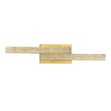 CWI Lighting Stagger 24" LED Vanity Light - 20W - 3000K - Brass