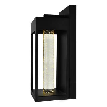 CWI Lighting Rochester 15" LED Outdoor Wall Sconce - 6W - 3000K - 120V - Black