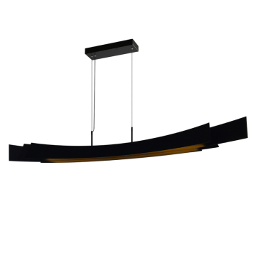 CWI Lighting Candora 72" LED Linear Chandelier - 36W - CCT Selectable - Black