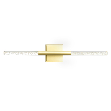 CWI Lighting Dragonswatch 26" LED Vanity Light - 6W - 3000K - Satin Gold