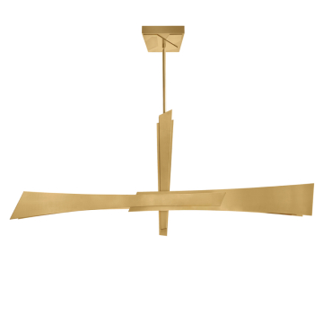 CWI Lighting Solara 50" LED Chandelier - 30W - CCT Selectable - Brass