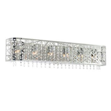 CWI Lighting Eternity 6-Light Vanity-Light - 120V - Stainless Steel