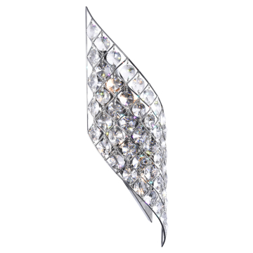 CWI Lighting Chique 4-Light Wall Sconce - 120V - Chrome