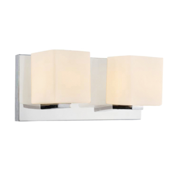 CWI Lighting Cristini 2-Light Vanity-Light - 120V - Satin Nickel