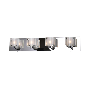 CWI Lighting Tina 4-Light Vanity Light - 120V - Chrome