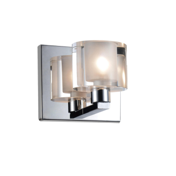 CWI Lighting Tina 1-Light Wall Sconce - 120V - Chrome