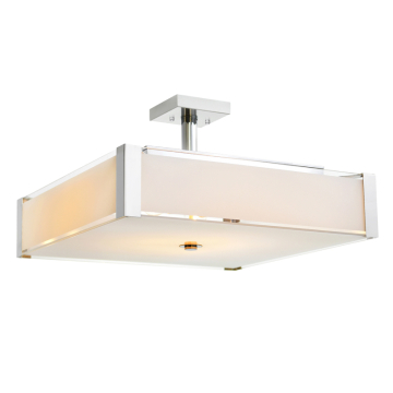 CWI Lighting Lucie 5-Light Down Semi-Flush Mount - 120V - Chrome