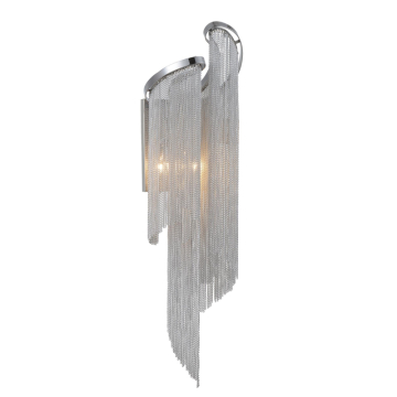 CWI Lighting Daisy 2-Light Wall Sconce - 120V - Chrome