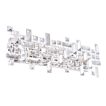 CWI Lighting Arley 6-Light Vanity-Light - 120V - Chrome