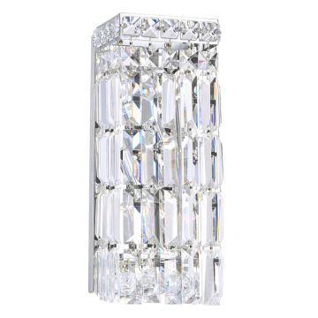 CWI Lighting Colosseum 2-Light Bathroom Sconce - 120V - Chrome