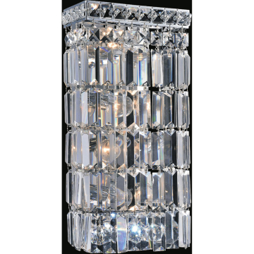 CWI Lighting Colosseum 4-Light Bathroom Sconce - 120V - Chrome