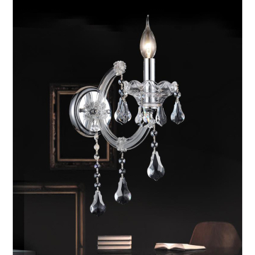 CWI Lighting Maria Theresa 5" 1-Light Wall Sconce - 120V - Chrome