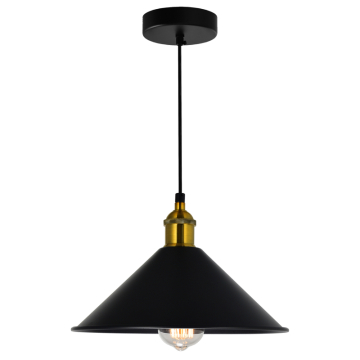 CWI Lighting Brave 10" 1-Light Mini Pendant - 120V - Black