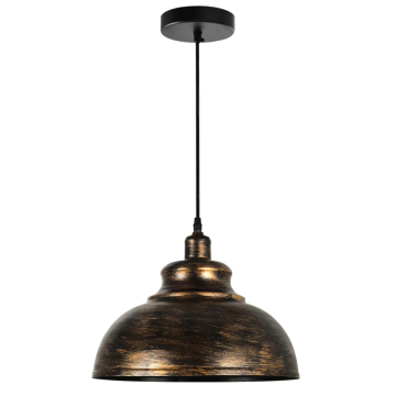 CWI Lighting Vogel 1-Light Down Pendant - 120V - Antique Copper
