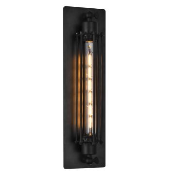 CWI Lighting Kiera 4" 1-Light Wall Sconce - 120V - Black