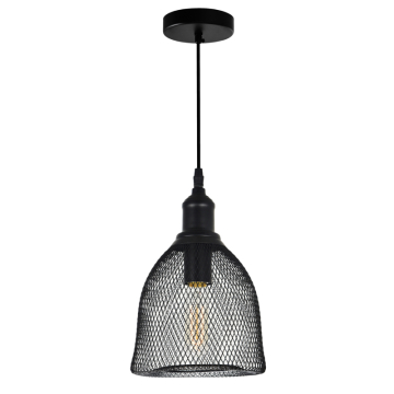 CWI Lighting Drea 1-Light Down Mini Pendant - 120V - Black