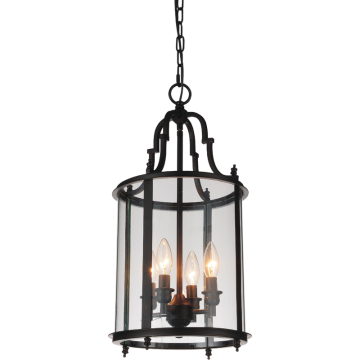 CWI Lighting Desire 4-Light Drum Shade Mini Pendant - 120V - Oil Rubbed Bronze