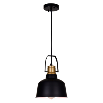 CWI Lighting Elisa 1-Light Down Pendant - 120V - Black