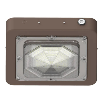 Westgate CXES LED Square Canopy Light - 30 | 45 | 60W - CCT Selectable - 120-277V - Bronze