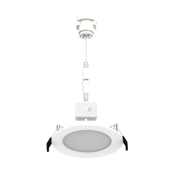 RAB 4" Daisy Chain Smooth LED Wafer Downlight - 8.5W - CCT Selectable - 650 Lumens - 120-277V - White