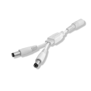 DiodeLED 2-Way DC Splitter Cable - White