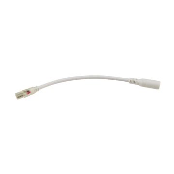 DiodeLED Wet Location Plug (10.5mm) to DC Adapter Connector - Male - White
