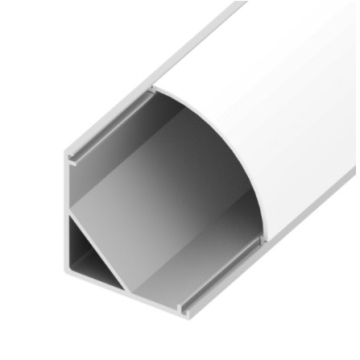 DiodeLED 20mm Rounded 48" Mounting Channel Bundle - Classic Frosted Lens - Aluminum