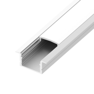 DiodeLED Slim Recessed 48" Mounting Channel Bundle - Classic Frosted Lens - Aluminum
