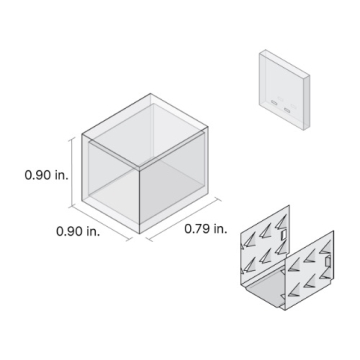 DiodeLED End Cap for LINAIRE Flex 3D Bend