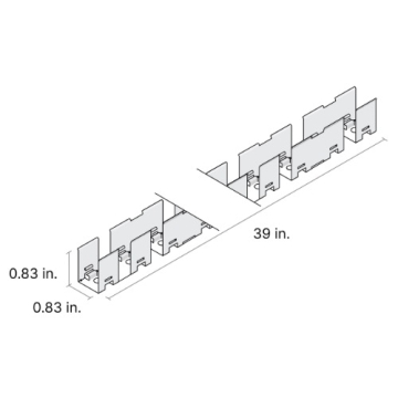 DiodeLED 39" Spine Mounting Channel for LINAIRE Flex 3D Bend - White