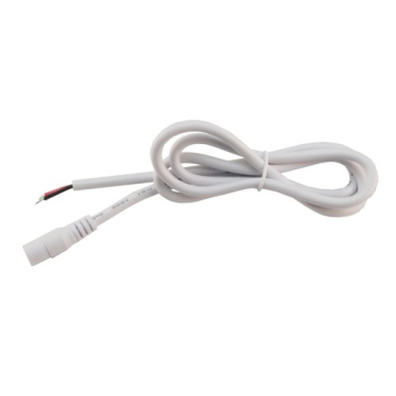 DiodeLED Adapter Splice Cable - Female DC to Hardwire Connection - White