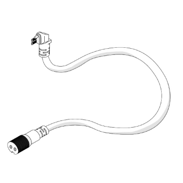 DiodeLED Neon Blaze Side Bend Bottom Wire Entry Connector and Covers