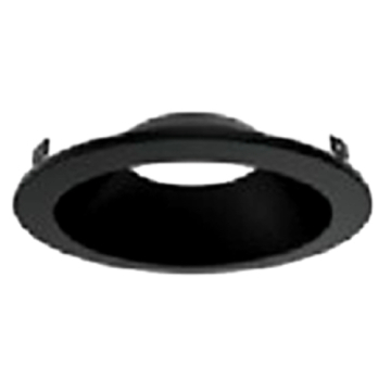Litetronics 4” LED Downlight Round Trim Ring - Matte Black