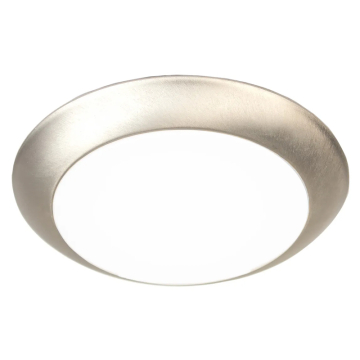 Westgate DLS6 6" LED Round Disk Light - 15W - CCT Selectable - 900 Lumens - 120V - Brushed Nickel